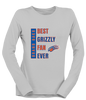 Grand Oaks Grizzlies Claw Best Grizzly Fan Women's LS T-Shirt