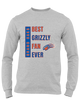Grand Oaks Grizzlies Claw Best Grizzly Fan Men's LS T-Shirt