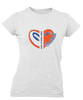 Grand Oaks Grizzlies Claw Heart Football Women's Premium SS T-Shirt