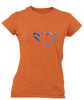 Grand Oaks Grizzlies Claw Heart Football Women's Premium SS T-Shirt