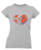 Grand Oaks Grizzlies Claw Heart Soccer Women's SS T-Shirt