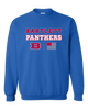 Bartlett Panthers Spirit Flag Men's Sweatshirt
