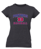 Bartlett Panthers Baseball #1 Women's Premium SS T-Shirt