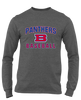 Bartlett Panthers Baseball #1 Men's LS T-Shirt