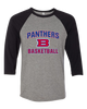 Bartlett Panthers Basketball #1 Men's Baseball T-Shirt