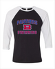 Bartlett Panthers Swimming Men's Baseball T-Shirt