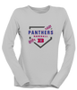 Bartlett Panthers Baseball #2 Women's LS T-Shirt