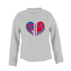 Bartlett Panthers Heart Track Women's Sweatshirt