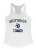 Dobson Mustangs Coach Women's Tank Top