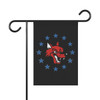 North Iredell High School Raiders Stars Garden Flag - Black