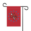 North Iredell High School Raiders Stars Garden Flag - Red