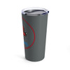 North Iredell High School Raiders 20oz Tumbler - Grey