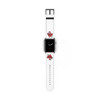 North Iredell High School Raiders White Apple Watch Band - Mascot