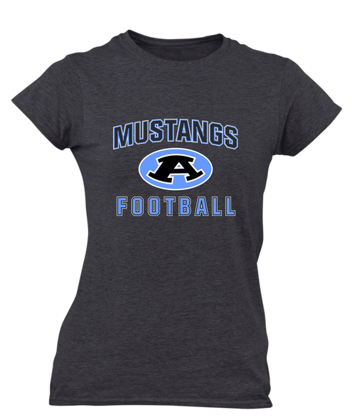 Aldine Mustangs Football #1 Women's SS T-Shirt