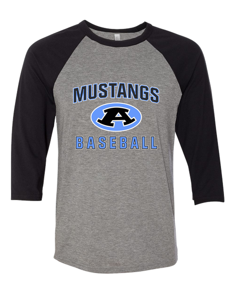 Aldine Mustangs Baseball #1 Women's Baseball T-Shirt