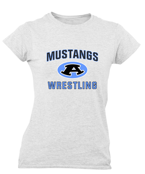 Aldine Mustangs Wrestling Women's SS T-Shirt