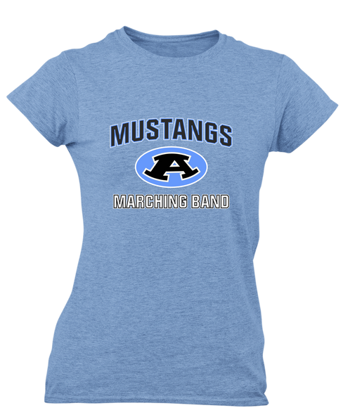 Aldine Mustangs Marching Band Women's SS T-Shirt