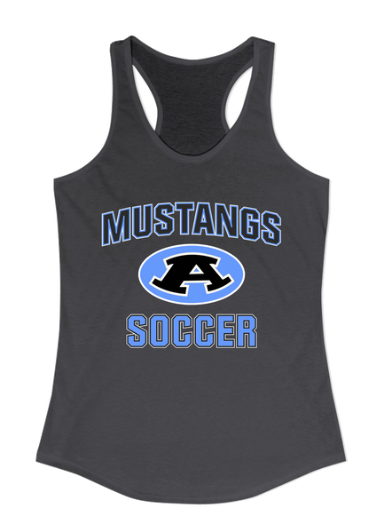 Aldine Mustangs Soccer #1 Women's Tank Top