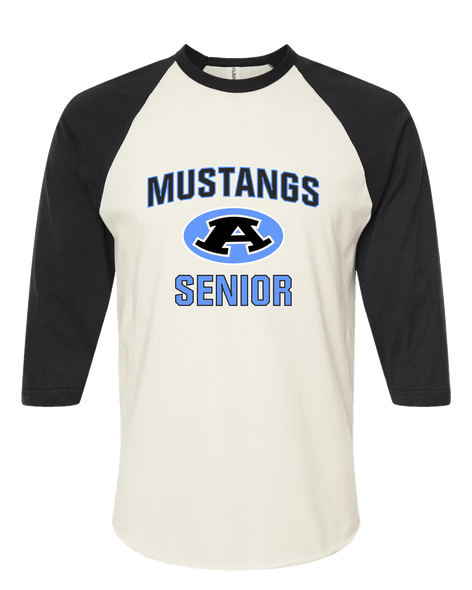 Aldine Mustangs Senior #1 Women's Baseball T-Shirt