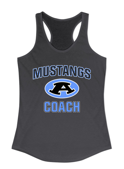 Aldine Mustangs Coach Women's Tank Top