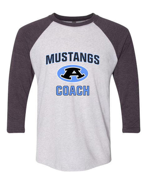 Aldine Mustangs Coach Men's Baseball T-Shirt