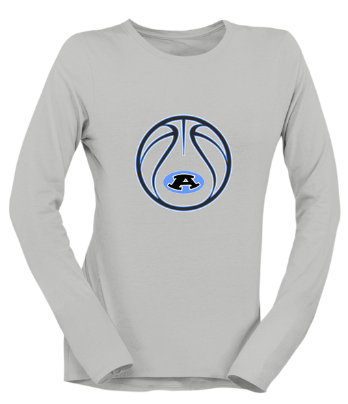 Aldine Mustangs Basketball #2 Women's Premium LS T-Shirt