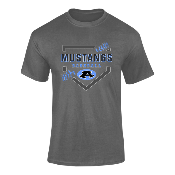 Aldine Mustangs Baseball #2 Men's SS T-Shirt