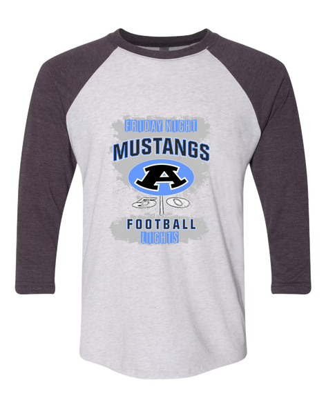 Aldine Mustangs Football #6 Men's Baseball T-Shirt
