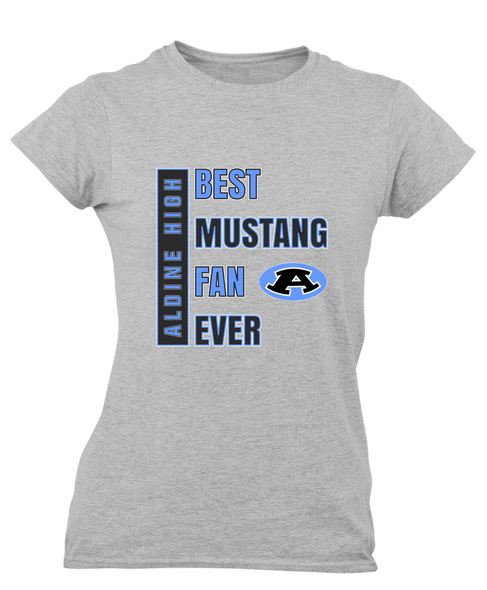 Aldine Mustangs Best Mustang Fan Women's Premium SS T-Shirt