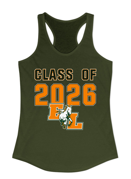 East Lincoln Mustangs Class of 2026 Women's Tank Top