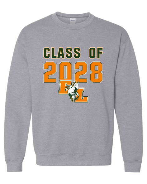 East Lincoln Mustangs Class of 2028 Men's Sweatshirt