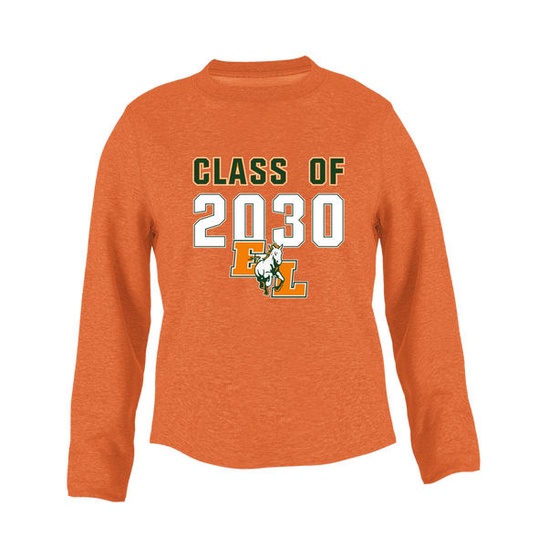 East Lincoln Mustangs Class of 2030 Women's Sweatshirt