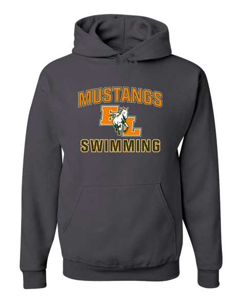East Lincoln Mustangs Swimming Men's Premium Hoodie