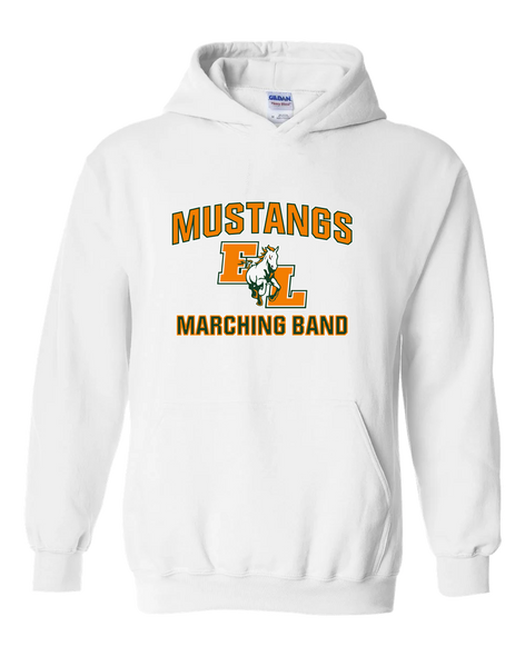 East Lincoln Mustangs Marching Band Men's Hoodie