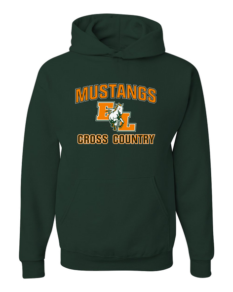 East Lincoln Mustangs Cross Country Men's Premium Hoodie
