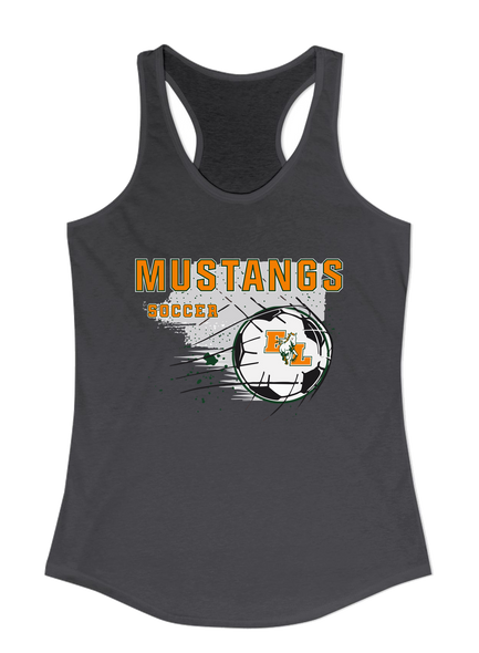 East Lincoln Mustangs Soccer #2 Women's Tank Top