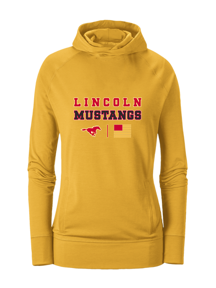 Abraham Lincoln Mustangs Spirit Flag Women's Hoodie
