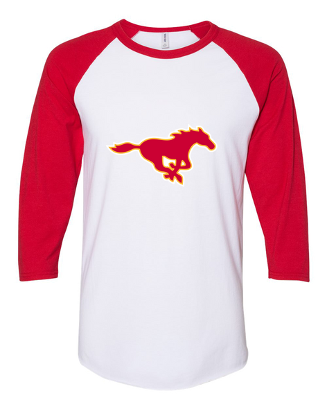Abraham Lincoln Mustangs Mascot #1 Men's Baseball T-Shirt