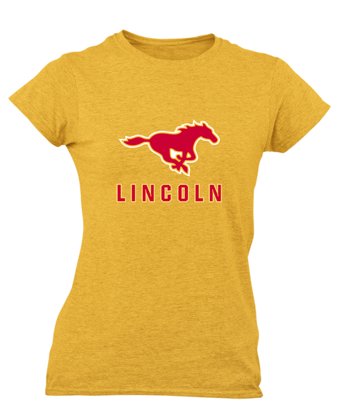Abraham Lincoln Mustangs Mascot #2 Women's Premium SS T-Shirt