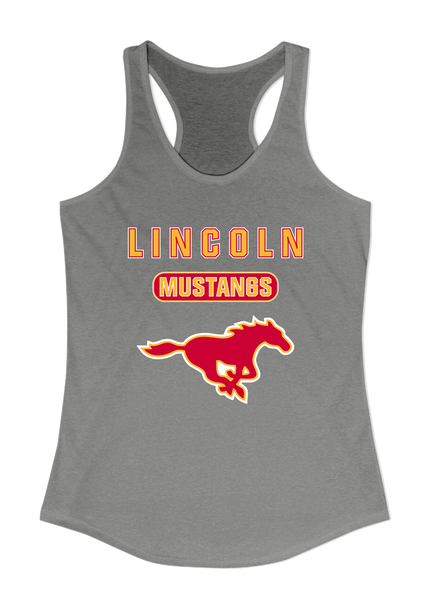 Abraham Lincoln Mustangs Mascot #3 Women's Tank Top