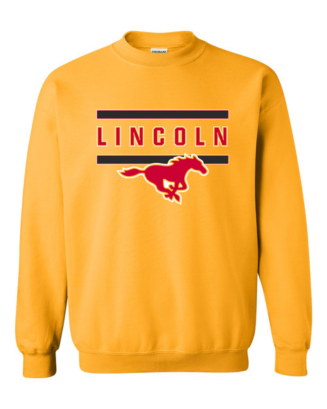 Abraham Lincoln Mustangs Mascot #4 Men's Sweatshirt