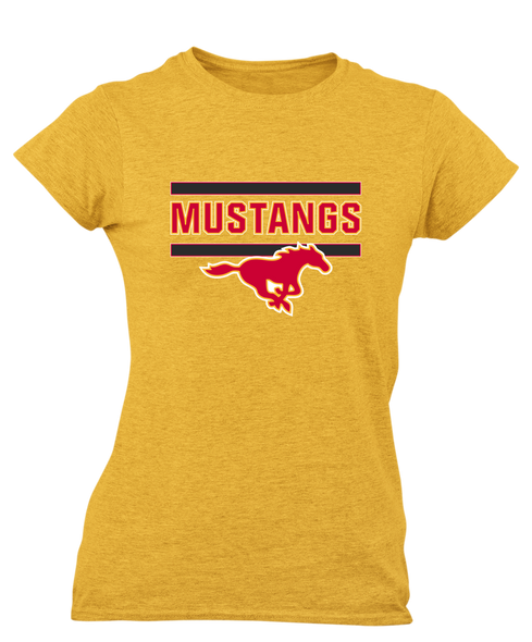 Abraham Lincoln Mustangs Mascot #5 Women's SS T-Shirt