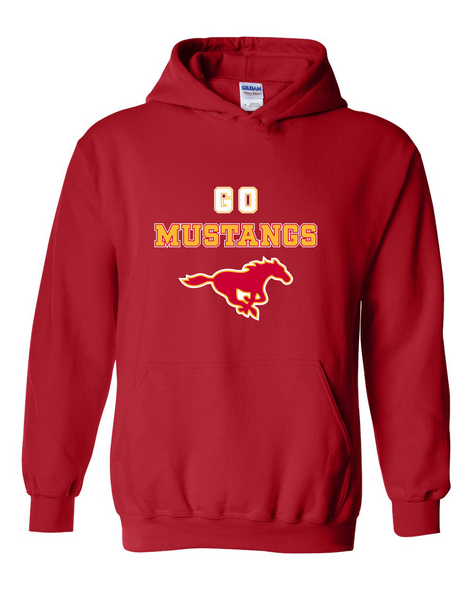 Abraham Lincoln Mustangs Go Team Men's Hoodie