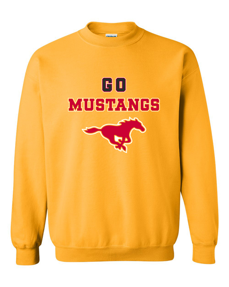 Abraham Lincoln Mustangs Go Team Men's Sweatshirt