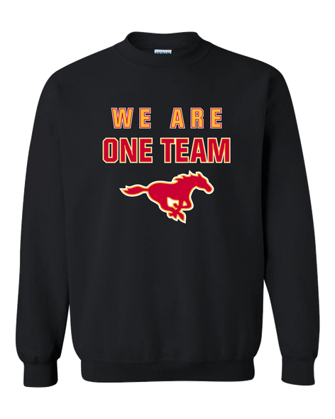 Abraham Lincoln Mustangs We Are One Team Men's Sweatshirt