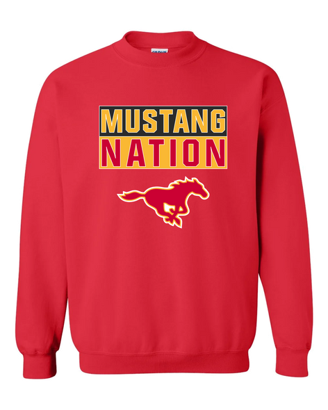 Abraham Lincoln Mustangs Nation #1 Men's Sweatshirt
