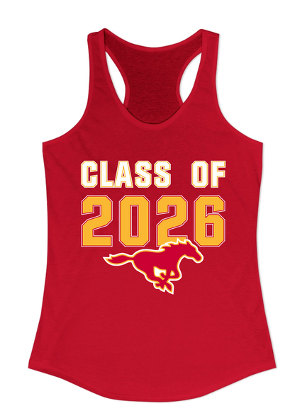 Abraham Lincoln Mustangs Class of 2026 Women's Tank Top