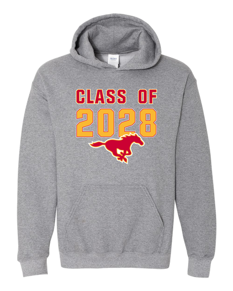 Abraham Lincoln Mustangs Class of 2028 Men's Hoodie