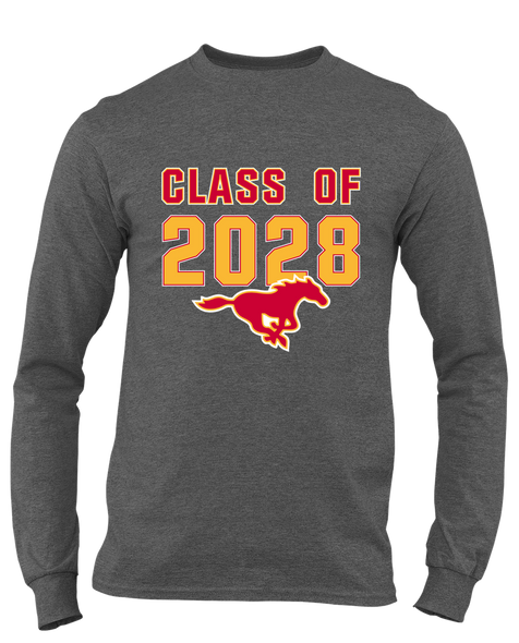 Abraham Lincoln Mustangs Class of 2028 Men's Premium LS T-Shirt