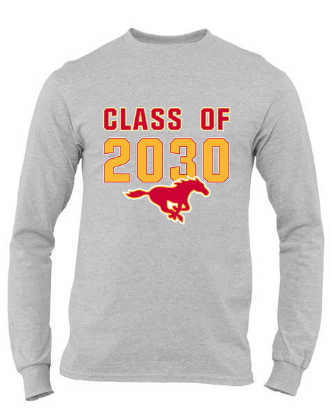 Abraham Lincoln Mustangs Class of 2030 Men's Premium LS T-Shirt